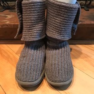 Knit Ugg boots